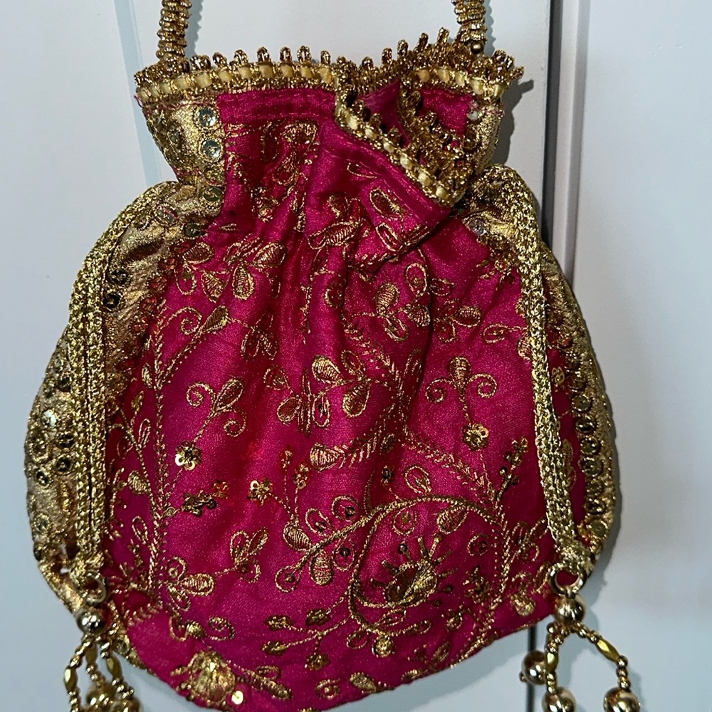 Potli Indian Women’s Bag Wristlet purse